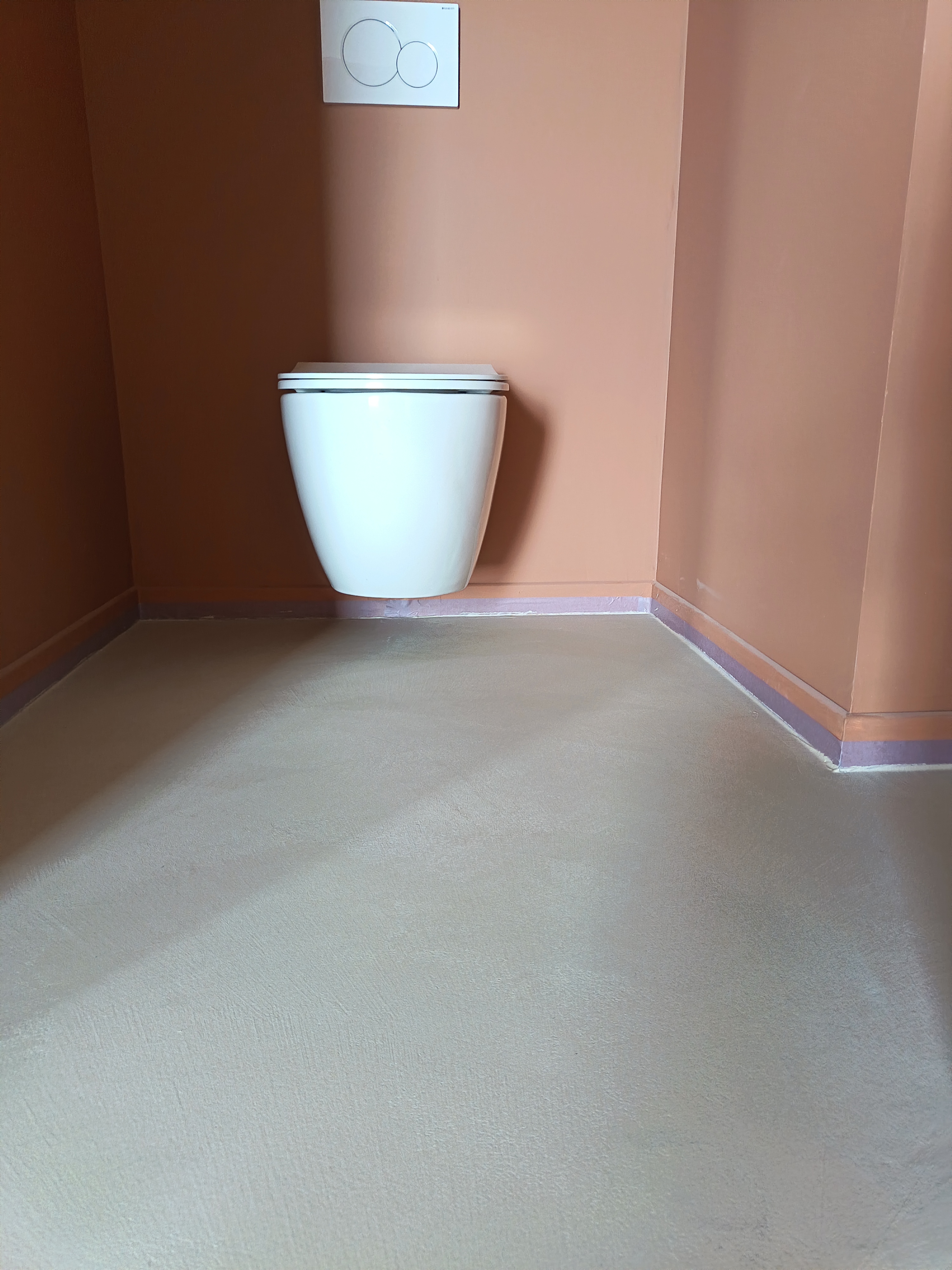 Réalisation béton ciré salle de bain Lyon Réalisation béton ciré salle de bain Lyon